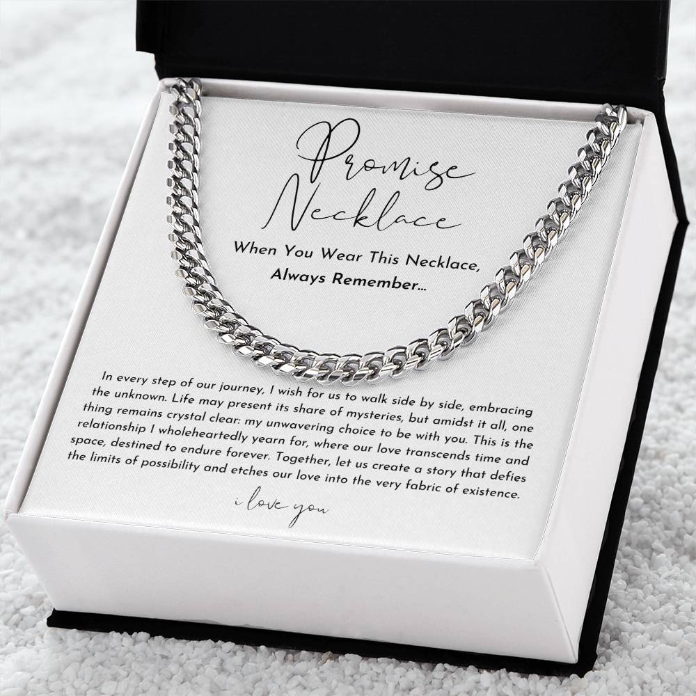Endless Love Promise Necklace | Boyfriend | Husband | Soulmate